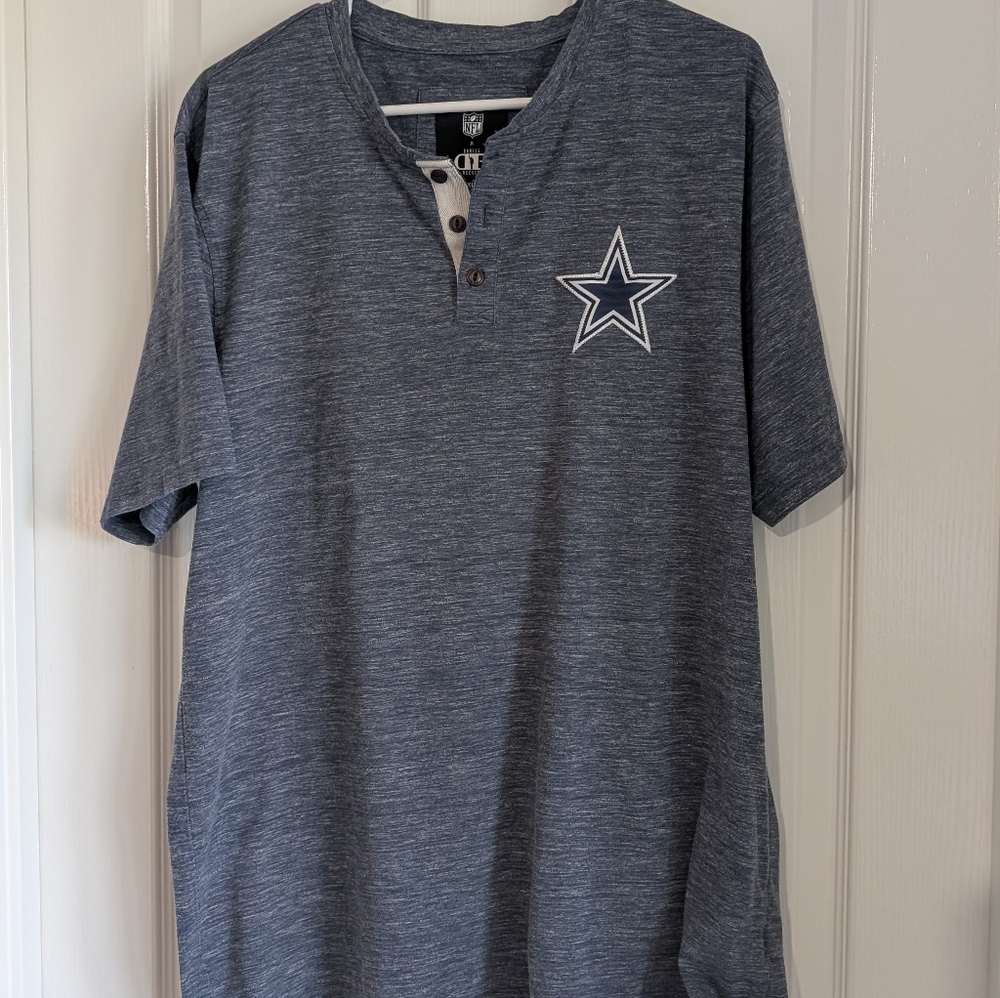 NFL Blue Men's Shirt with Star Logo